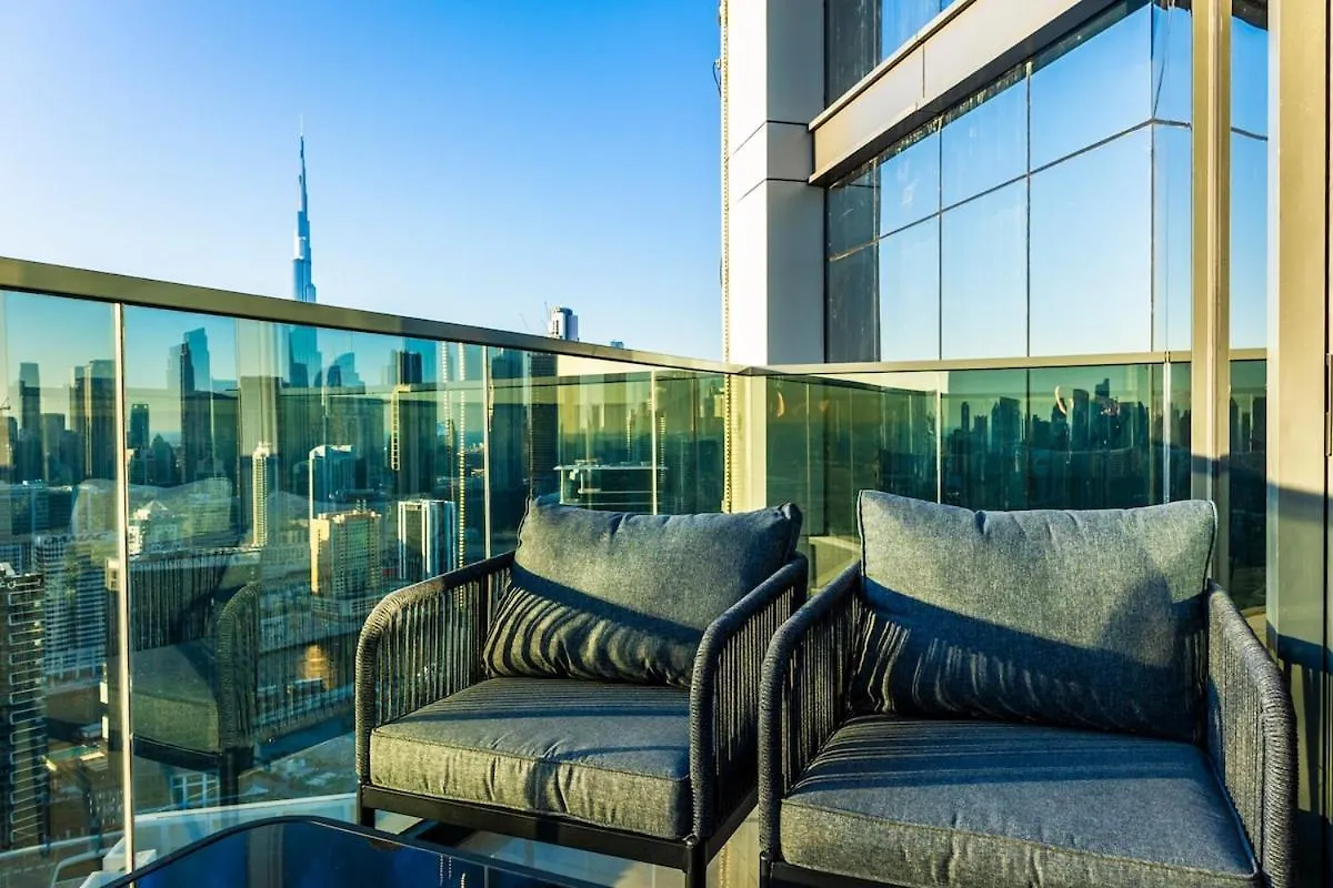 Luxurious Apt 2Br Stunning Full Burj Khalifa View Dubaj 0*,